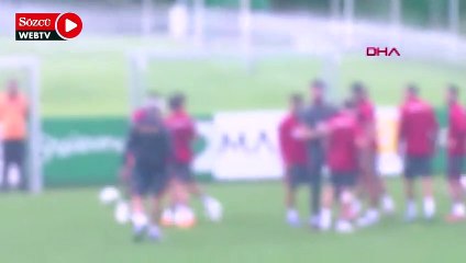Galatasaray antrenmanında tartışma yaşandı