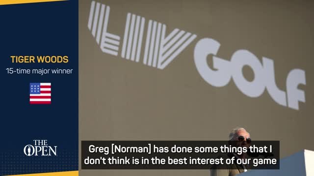 Greg Norman Open snub the 'right thing' - Tiger Woods