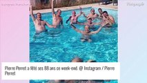 Pierre Perret torse nu à 88 ans : il fête son anniversaire en bonne compagnie, un détail choque les internautes