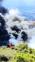 Discarica abusiva in fiamme ad Altarello di Giarre