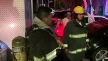 El incendio de un taller generó  alarma en los vecinos de colonia La Esperanza de Guadalajara