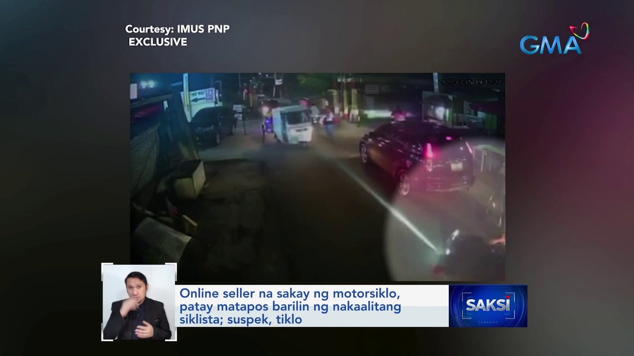 Online seller na sakay ng motorsiklo, patay matapos barilin ng nakaalitang siklista; suspek, tiklo | Saksi