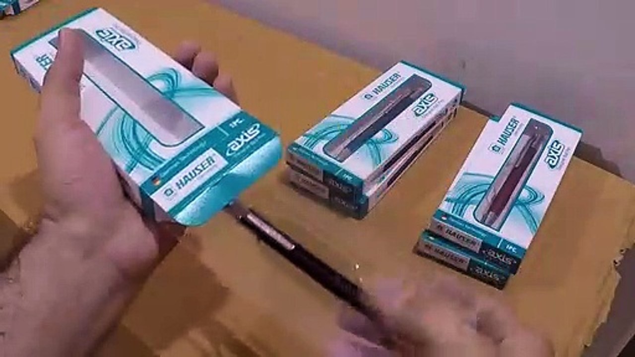 Unboxing and Review of Hauser Axis Designer Ball Pen Blue for students