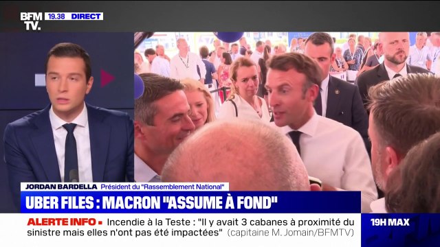 Jordan Bardella sur les Uber files: Dans la France d'Emmanuel Macron, ce sont les gens qui vont bénéficier de la loi qui l'écrivent