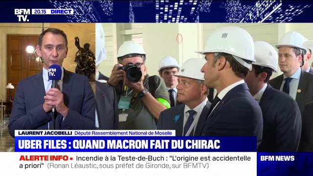 Uber files: pour Laurent Jacobelli, Emmanuel Macron a fait d'Uber son conseiller en économie et en transports
