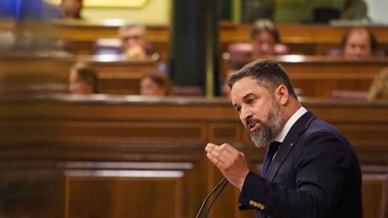 Abascal promete derogar las "porquerías sectarias del Gobierno: La adversidad es usted,señor Sánchez