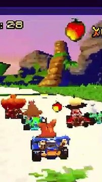Crash Nitro Kart (GBA) - Crash Bandicoot Gameplay