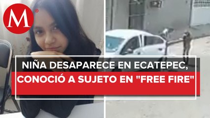 Menor desaparece en Ecatepec tras ser contactada por medio del videojuego "Free Fire"