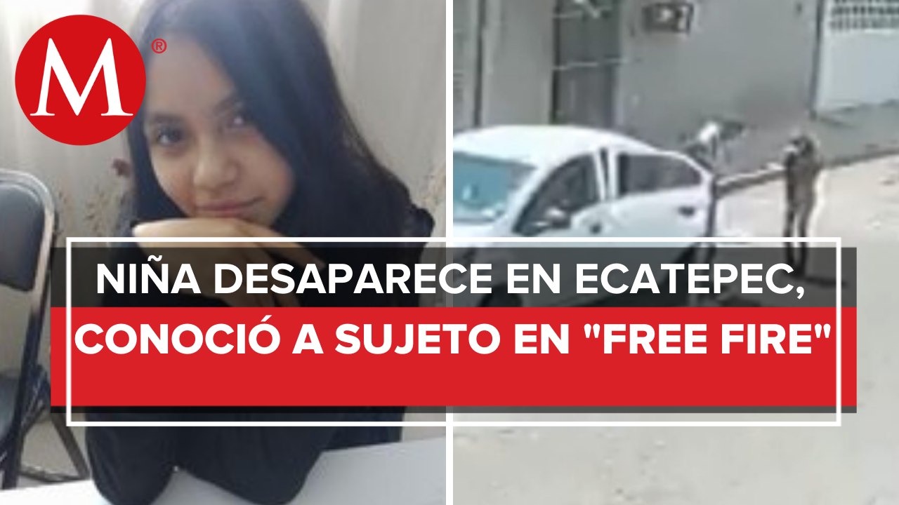 Menor desaparece en Ecatepec tras ser contactada por medio del videojuego "Free Fire"