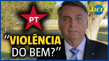 Bolsonaro critica chutes em policial que matou petista