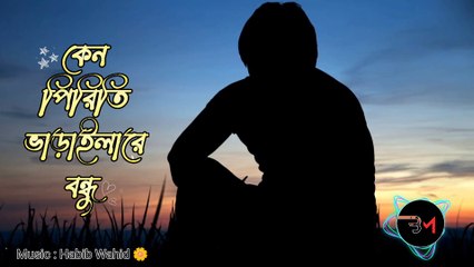 কেন পিরিতি বাড়াইলারে বন্ধু ( হাবিব ওয়াহিদ)