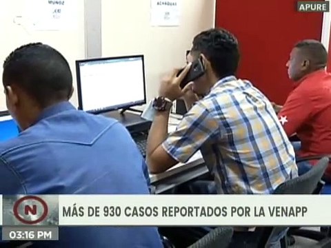Más de 930 casos han sido atendidos por la VenApp en el estado Apure
