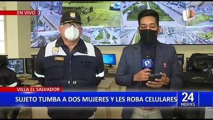 VES: centro de vigilancia evita escape de dos ladrones que causaban terror