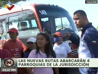 TransFalcón activa nuevas rutas que abarcarán cuatro parroquias de la jurisdicción