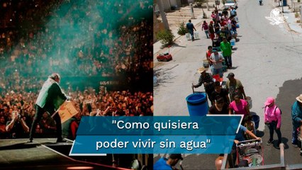 Critican a Maná por hacer broma sobre la escasez del agua en Monterrey