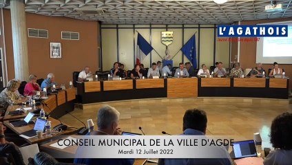 CONSEIL MUNICIPAL 12 JUILLET 2022