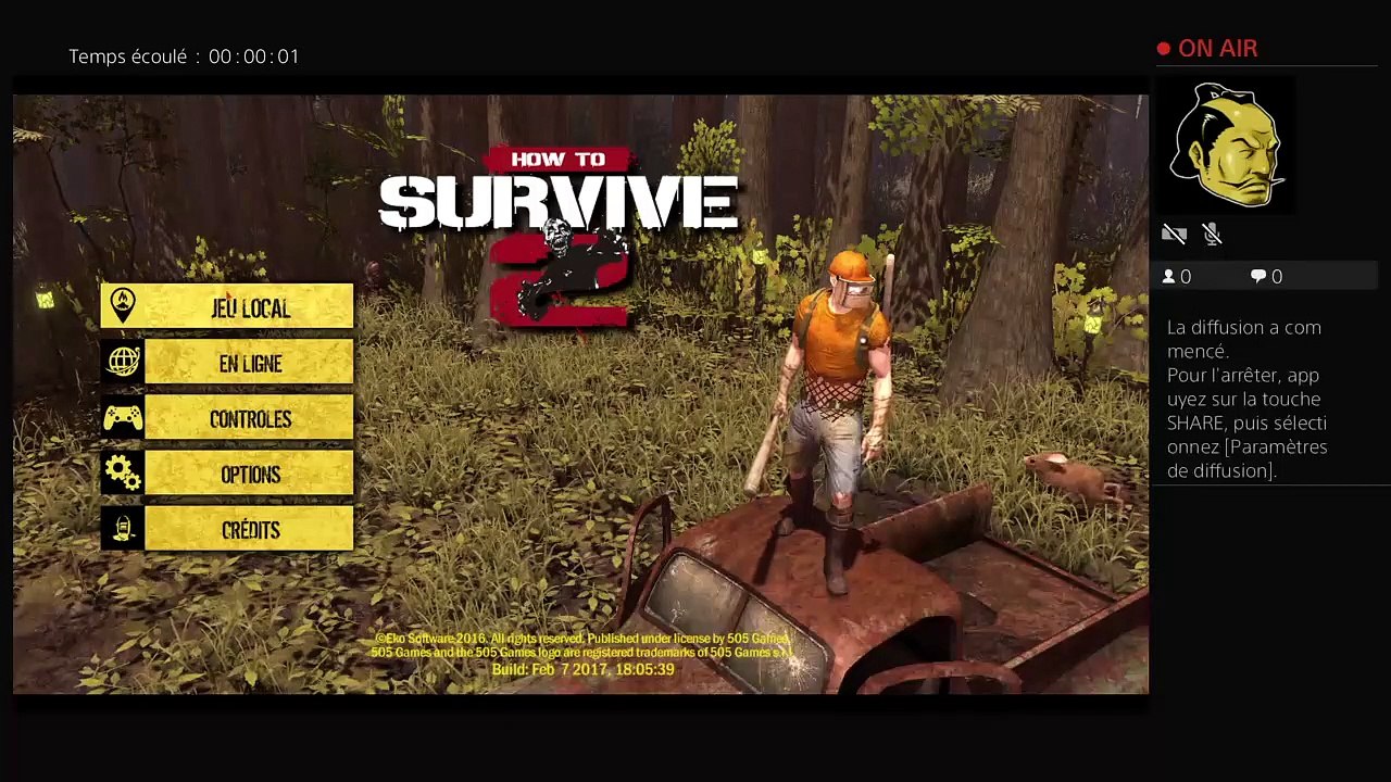 How to Survive 2 - Jour 1