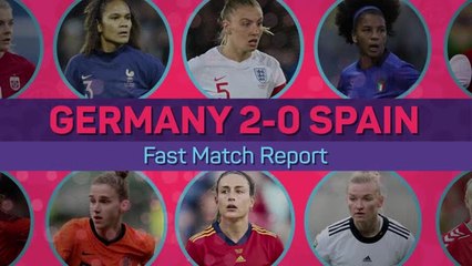 Germany 2-0 Spain – Fast Match Report