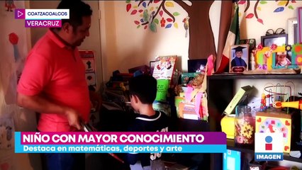 Thiago tiene cinco años y es un niño genio