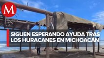 A un año de afectaciones por huracanes, pecadores de Michoacán siguen esperando ayuda