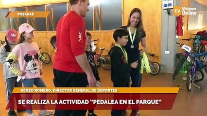 Se realiza la actividad “Pedalea en el Parque”