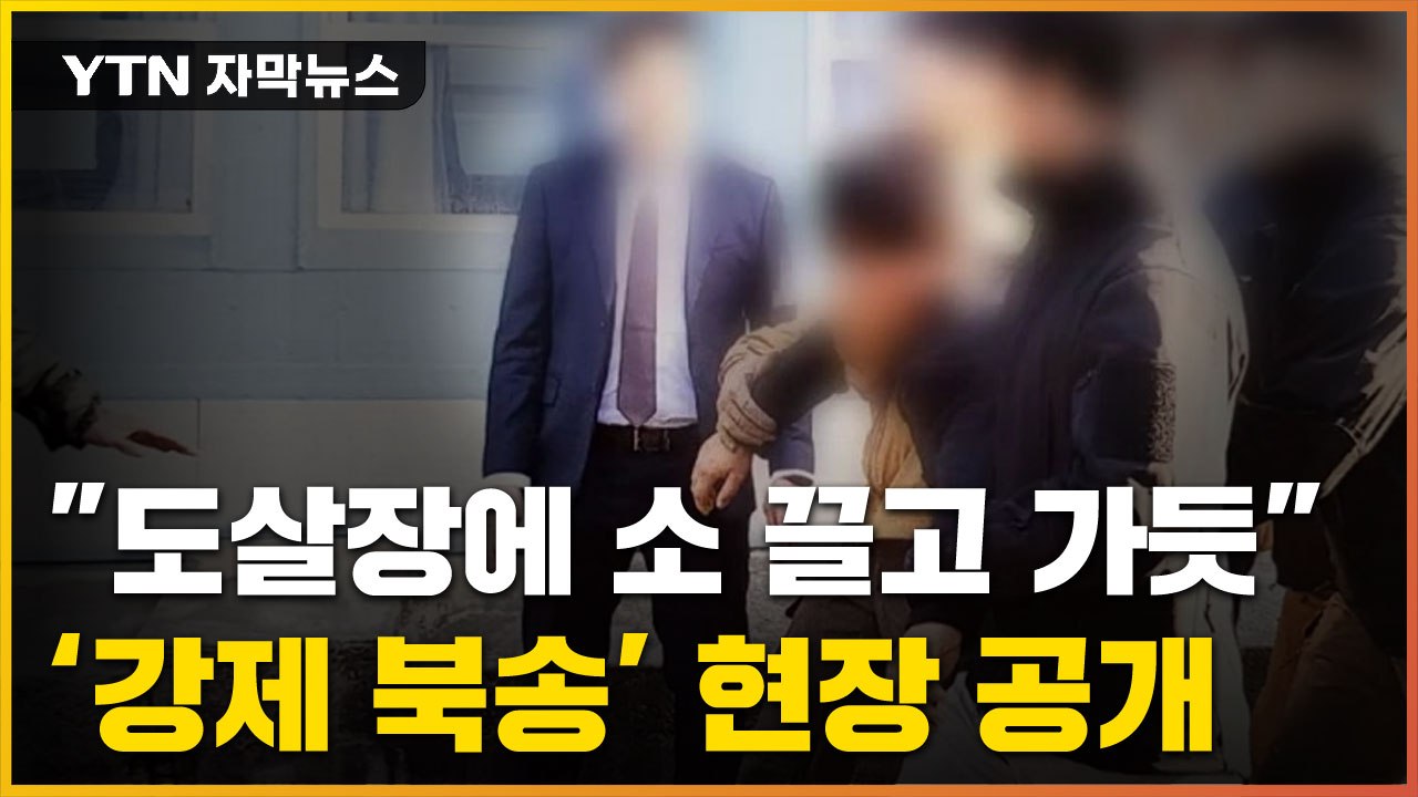 [자막뉴스] "도살장에 소 끌고 가듯"...탈북 어민 '강제 북송' 현장 공개 / YTN