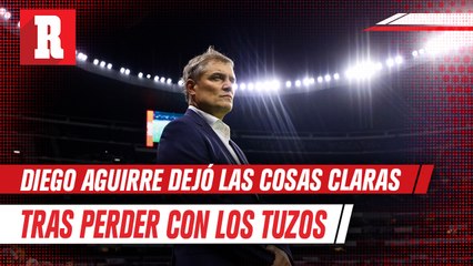 Diego Aguirre habló fuerte con el equipo tras derrota con Pachuca