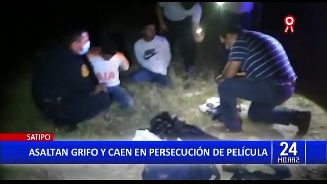 Satipo: capturan a dos delincuentes que habrían asaltado un grifo