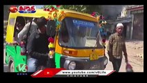 27 Passengers Travelling in One Auto-rickshaw Stumps UP Cops _ Uttar Pradesh _ V6 Teenmaar