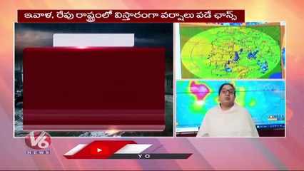 IMD Issue Red Alert To State _ Heavy Rains In Hyderabad _ V6 News