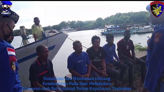 Kegiatan Patroli Dalam Bentuk Sambang Dan Dialogis Personel Sat Polairud Polres Kepulauan Tanimbar