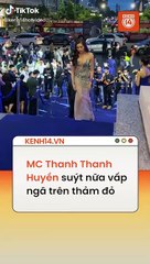 MC Thanh Thanh Huyền xém vồ ếch tại sự kiện