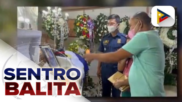 Pulis na nasawi sa pananambang ng NPA sa Samar, binigyang pagkilala ng PNP; Tulong sa pamilya ng nasawing pulis, tiniyak ng PNP