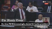 Six-time PM Wickremesinghe elected Sri Lanka president