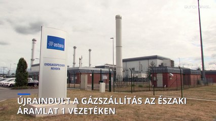 A karbantartás után újra üzemel az Északi Áramlat 1 vezeték