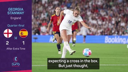 'What's the worst that can happen?' - Stanway on match-winning strike