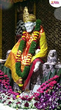 साईबाबांचं मनमोहक रुप | Om Sai Namo Namaha, Shree Sai Namo Namaha #Saibaba #lokmatbhakti #shorts