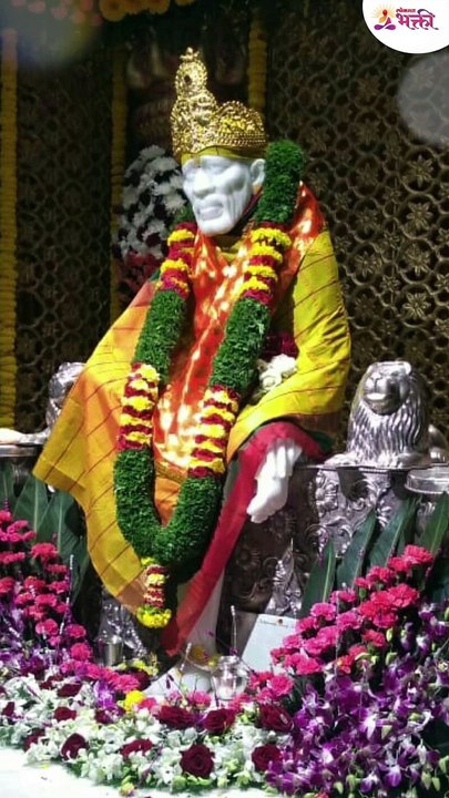 साईबाबांचं मनमोहक रुप | Om Sai Namo Namaha, Shree Sai Namo Namaha #Saibaba #lokmatbhakti #shorts
