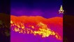 Incendio Massarosa: le immagini termiche realizzate dal drone dei vigili del fuoco