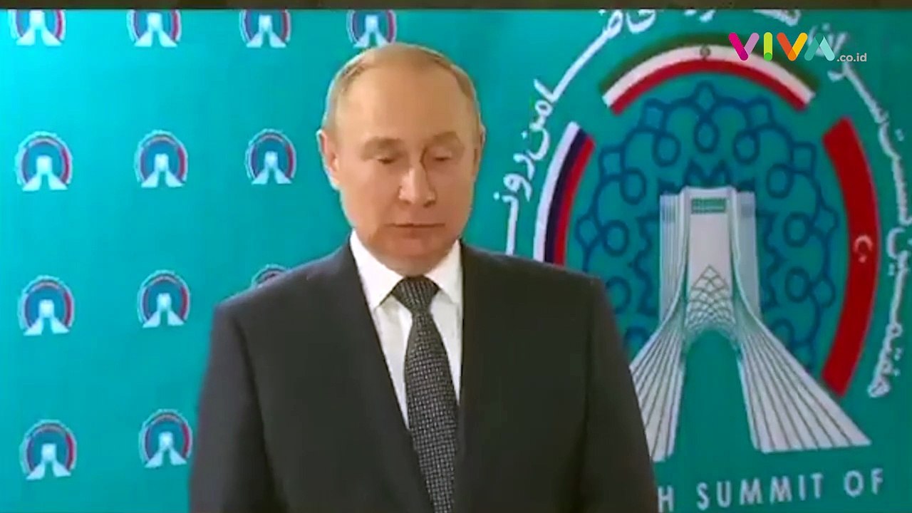 Putin Terlihat Sakit, Saat Kedatanganya di Iran