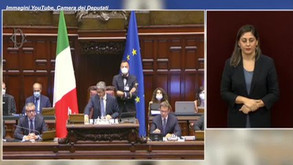 Draghi alla Camera: "Mi reco al Colle per comunicare le mie determinazioni"