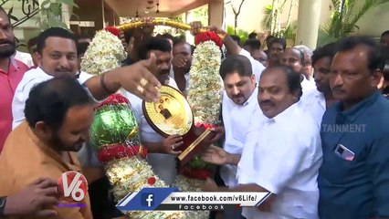 Antharjathiya Chiranjeevi Federation Website Launched By Talasani Srinivas Yadav | V6 Entertainment