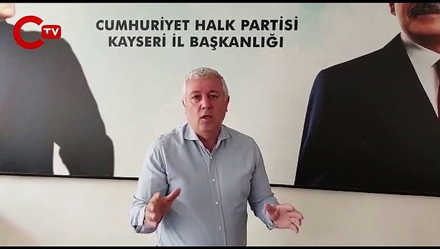 CHP Kayseri Milletvekili Çetin ARIK açıklama yapıyor