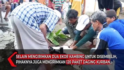 Lazisnu Jatim Kirim Kurban ke Kampung Bawah Tol Surabaya