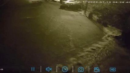 SARIYER'DE İŞ YERİNİ SANİYELER İÇİNDE SU BASTI