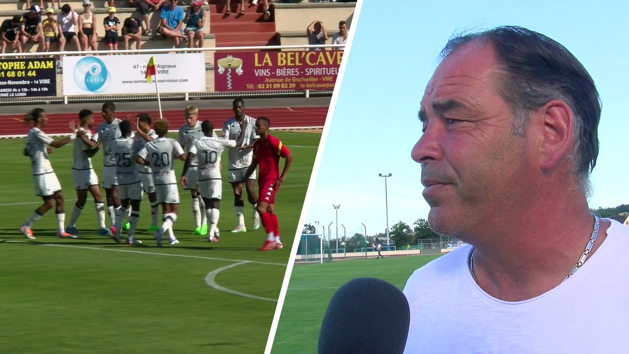 Les buts et la réaction du coach après SMCaen 3-0 Le Mans FC (match amical)