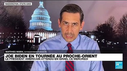 Joe Biden attendu en Israël, première étape de sa tournée au Proche-Orient