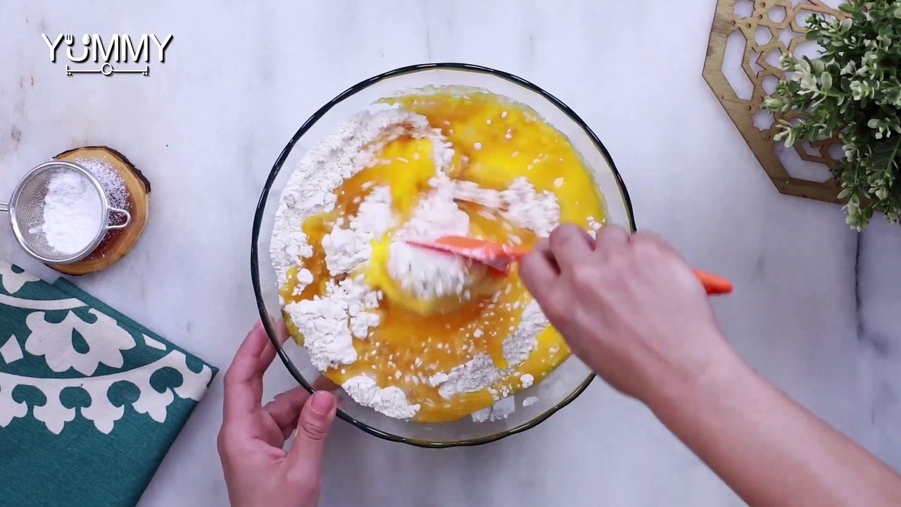 طريقة معمول الطحين بالحليب المكثف المحلى