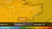 An amber weather warning for high temperatures in Kent has been extended to Tuesday