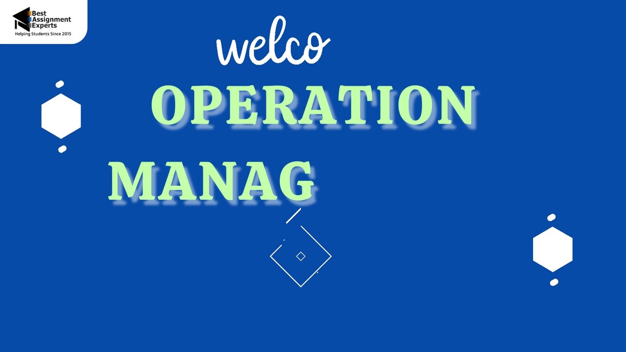 Operation Management Assignment Help